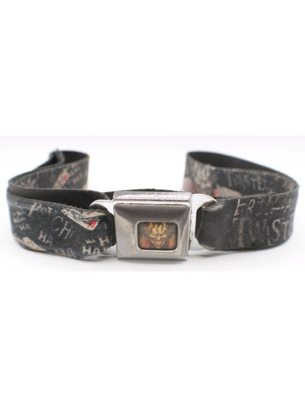 Buckle-Down Joker Seatbelt Belt Adjust DC Comics Twisted Graphic Y2K Retro Pop